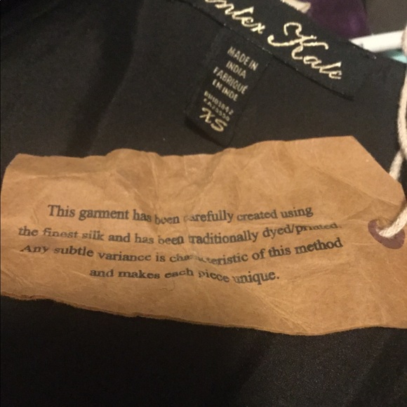 Winter Kate silk fringe cape - Picture 4 of 5